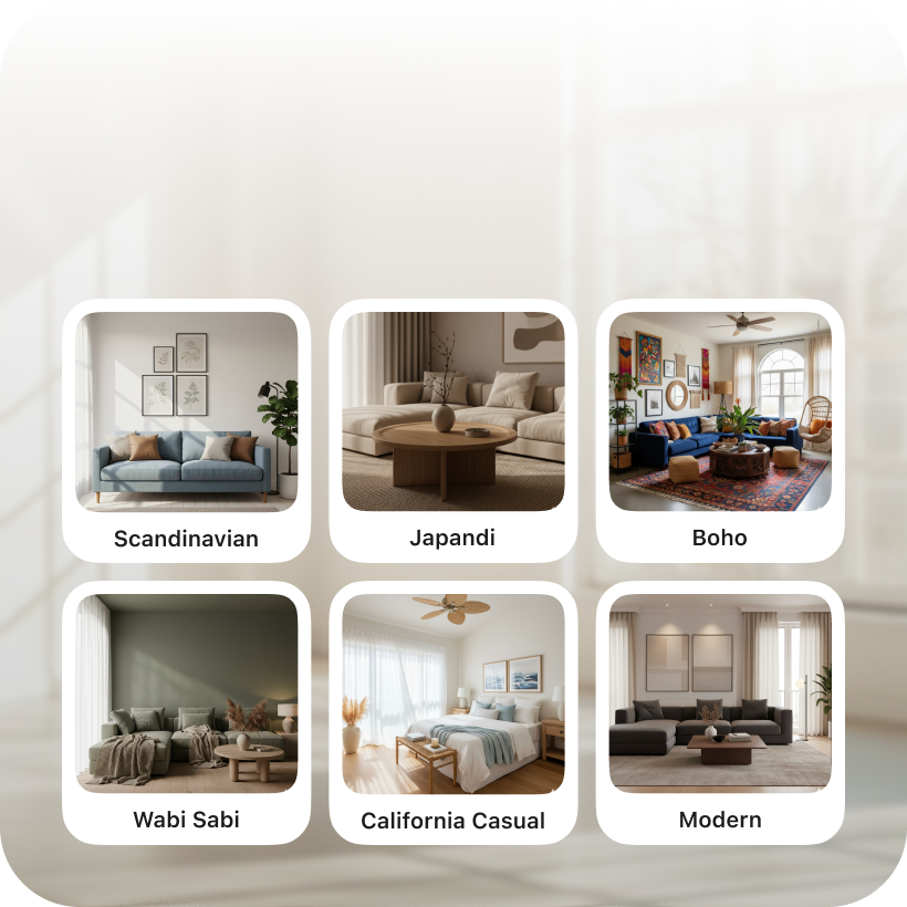 Explore interior styles